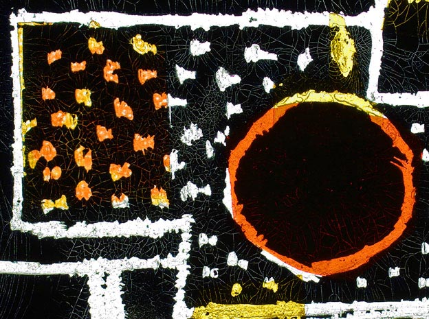 Gravure à projeter 264 suite SOLEIL NOIR (détail)