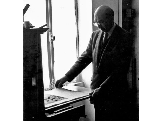 Jorj Morin à La Possonnière dans les années 80. ©Jean Branchet.