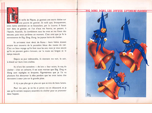 LES TREIZE LUTINS DE LA MAISON, 1933, Oberthur imprimeur éditeur.