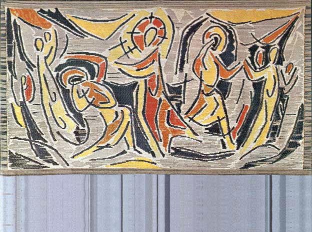 CONVERSION DE SAINT PAUL, 1953, tapisserie 170x275cm, ateliers Plasse le Caisne