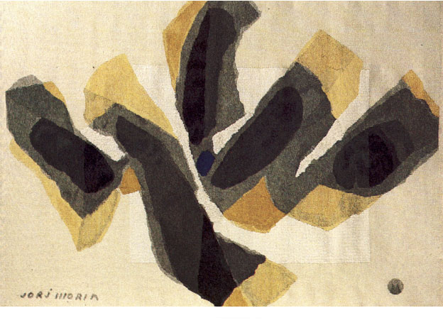 MATIN FRAGILE, 1982, tapisserie 126x174cm, lissière Édith Morin.